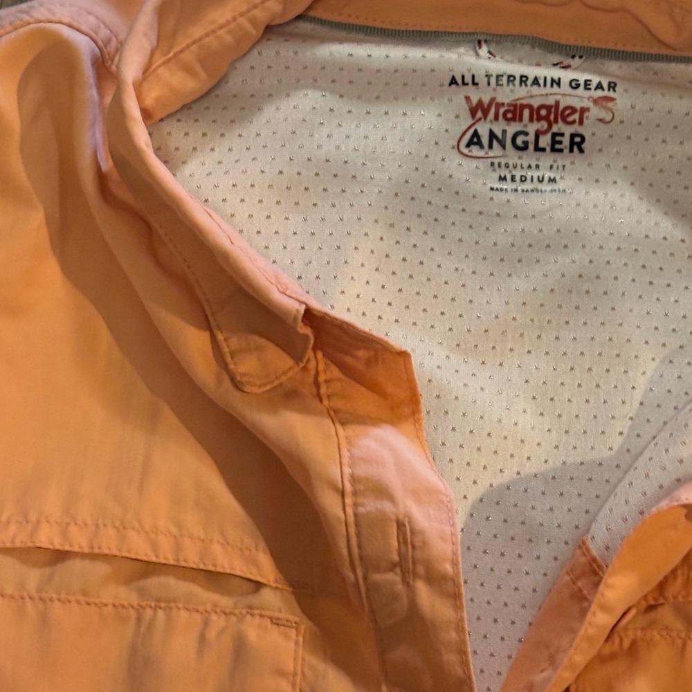 Wrangler Angler Light Orange Shirt